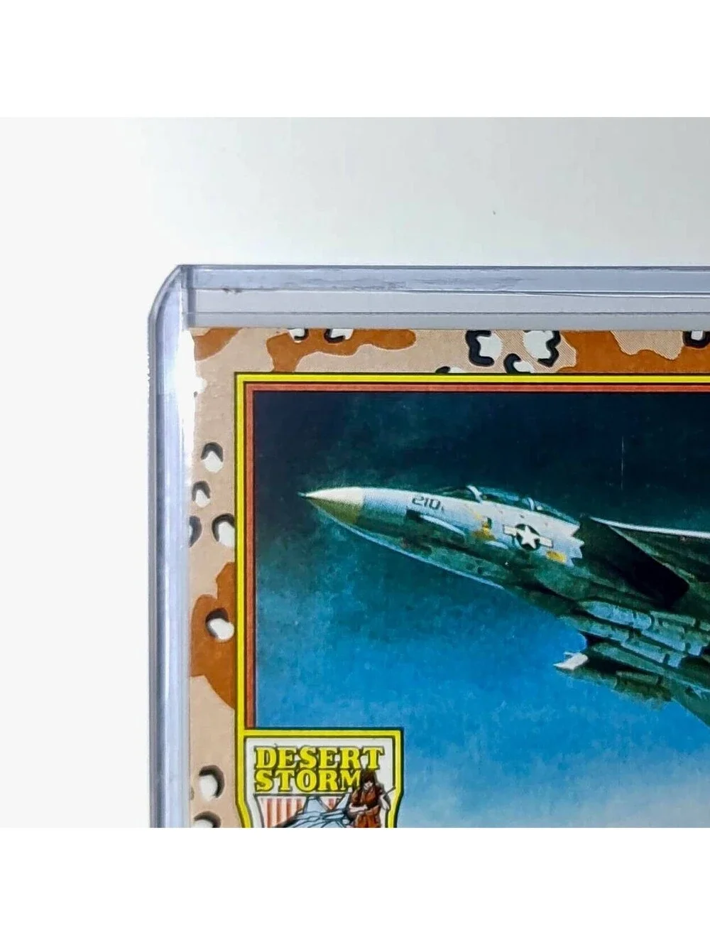 Phoenix Missiles on F-14 1991 Topps Desert Storm #23 Card - Picture 3 of 10
